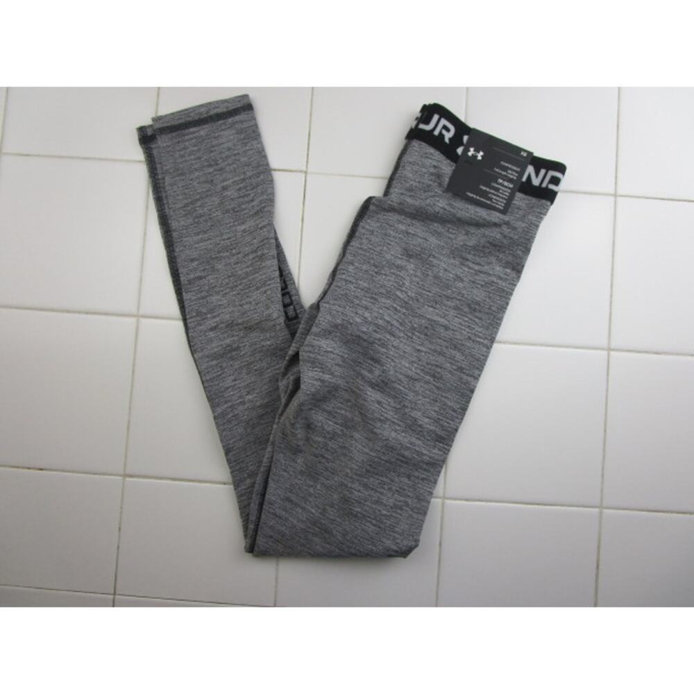Under Armour ColdGear Mid Rise Full Length Twist Leggings Gray Women's XS